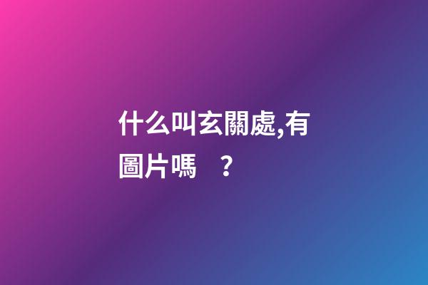 什么叫玄關處,有圖片嗎？